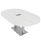 Skutchi Designs 45.25 in W, 71.5 in L, 29 in H, Engineered Wood Top, White HAR-RAC-46X72-DOU-ELEC-WHITECYPRESS - alternate 1